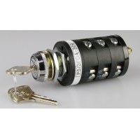 TOK3 3 pole on-on maintained Key Switch